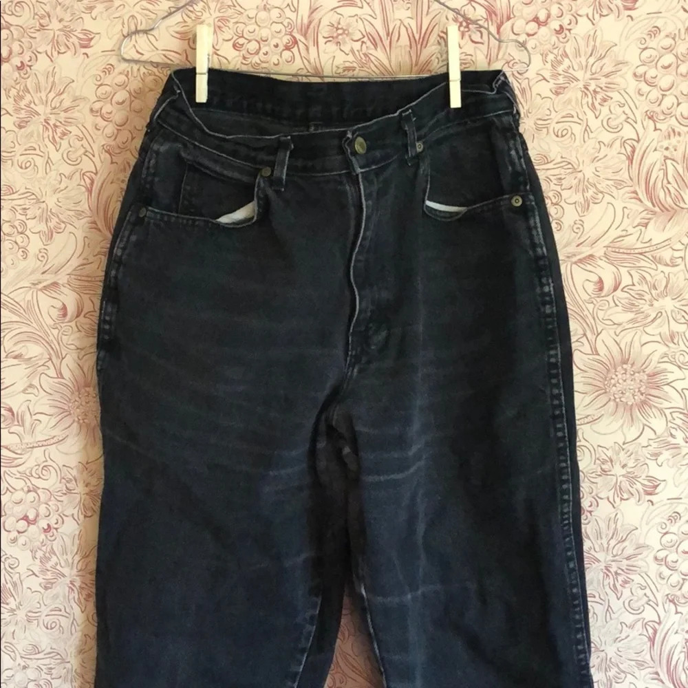 Original 80s high waist mom Chic 14 vintage black